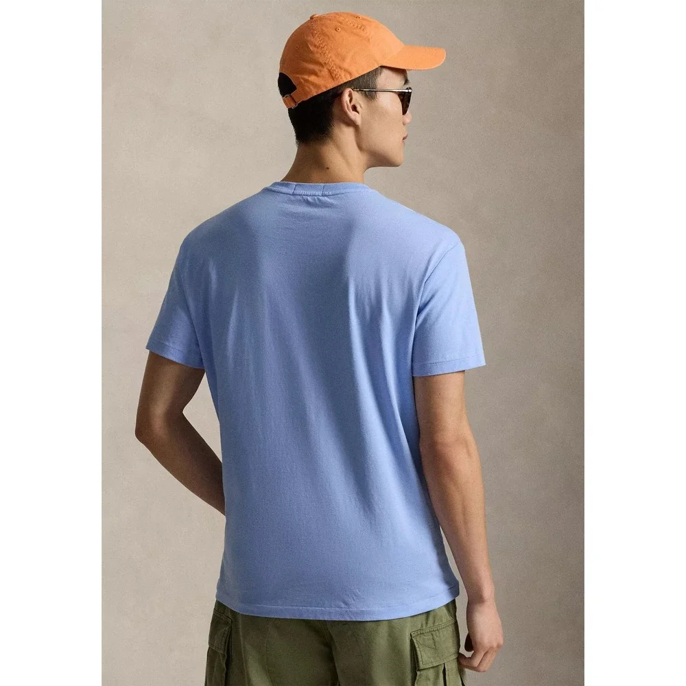 Polo Ralph Lauren Mens XL S/S Polo Bear Bicycle T-Shirt Blue